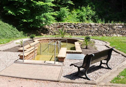Kneipp-Wassertretbecken in Bad Liebenstein