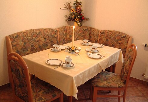Im Frühstücksraum