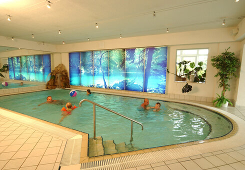 Pool im Aparthotel Am Rennsteig