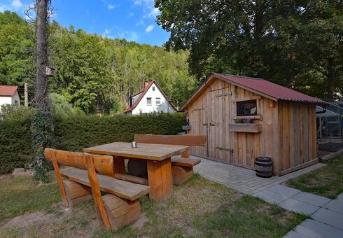 Sitzbereich im Garten