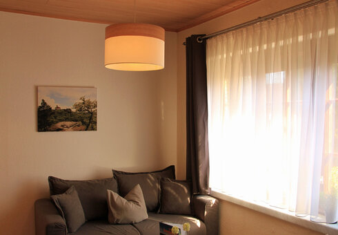 Wohnzimmer Fewo Fuchsstein