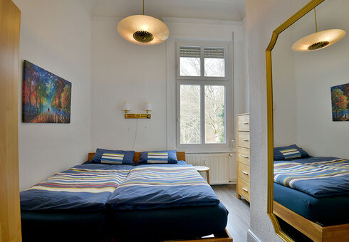 Ferienwohnung Findling (Schlafzimmer)