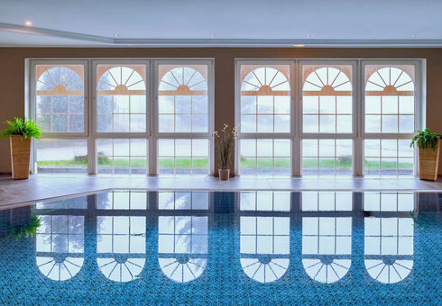 Hallenbad im Hotel Kammweg