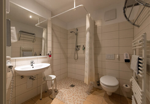 Blick in ein Badezimmer
