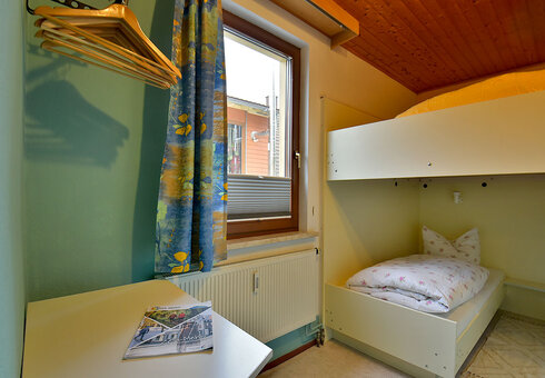 Schlafzimmer mit Etagenbett