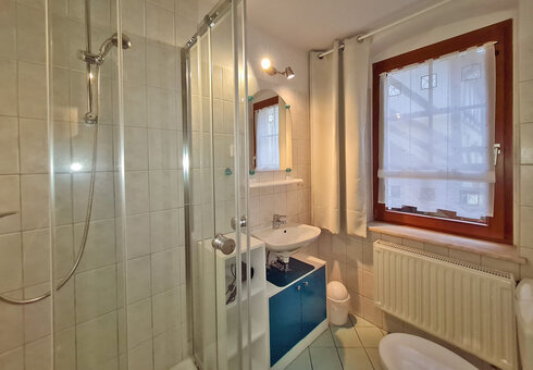 Blick in die Wohnung im Erdgeschoss