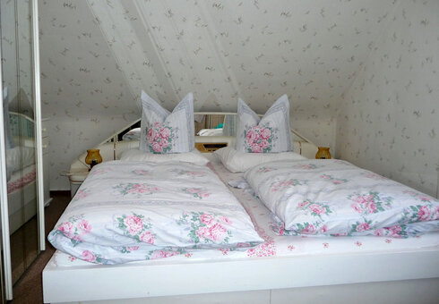 Blick in die Ferienwohnung (Schlafzimmer)