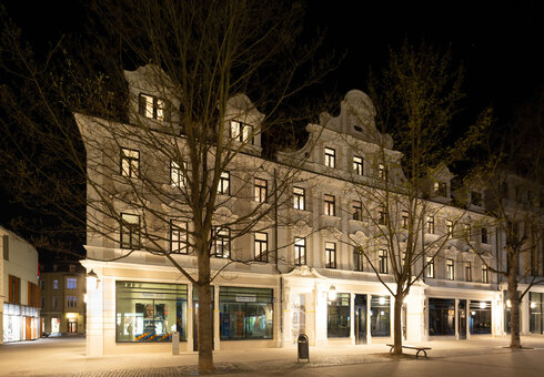 Hotel Schillerhof Weimar bei Nacht