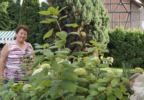 Ihre Gastgeberin Frau Bamberg