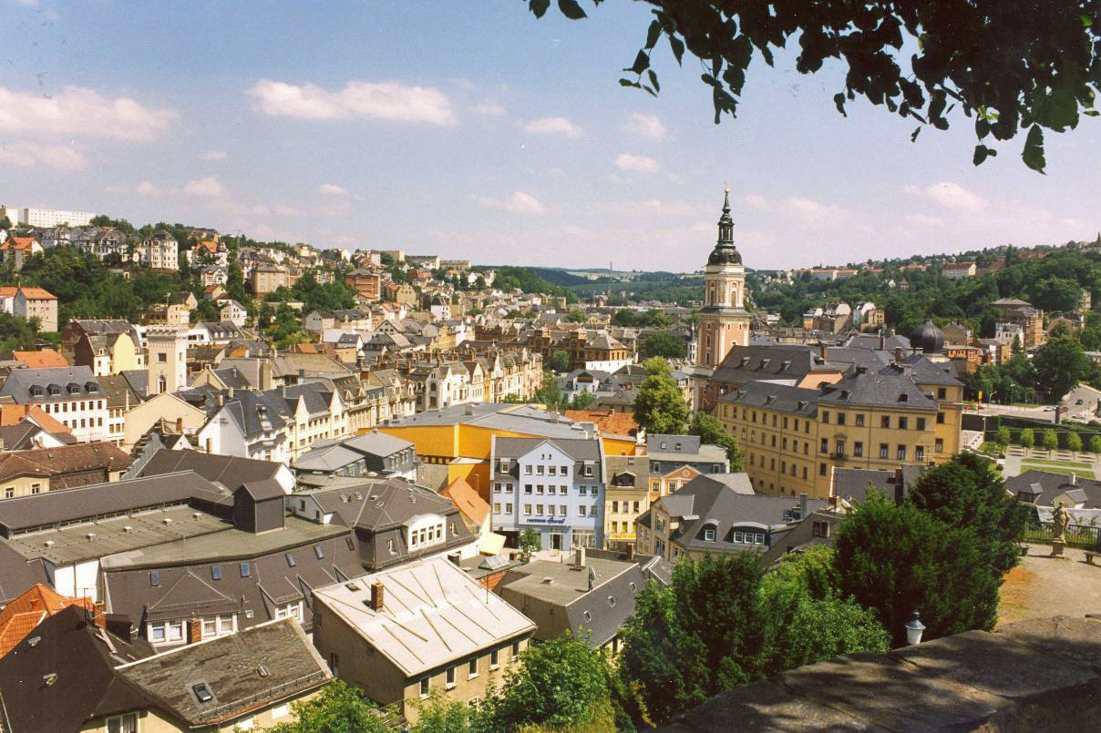 Blick auf Greiz