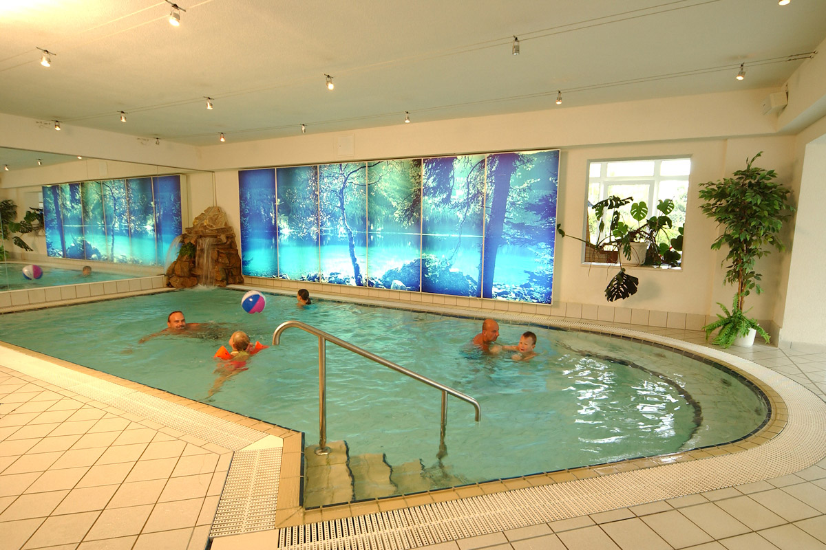 Pool im Aparthotel Am Rennsteig