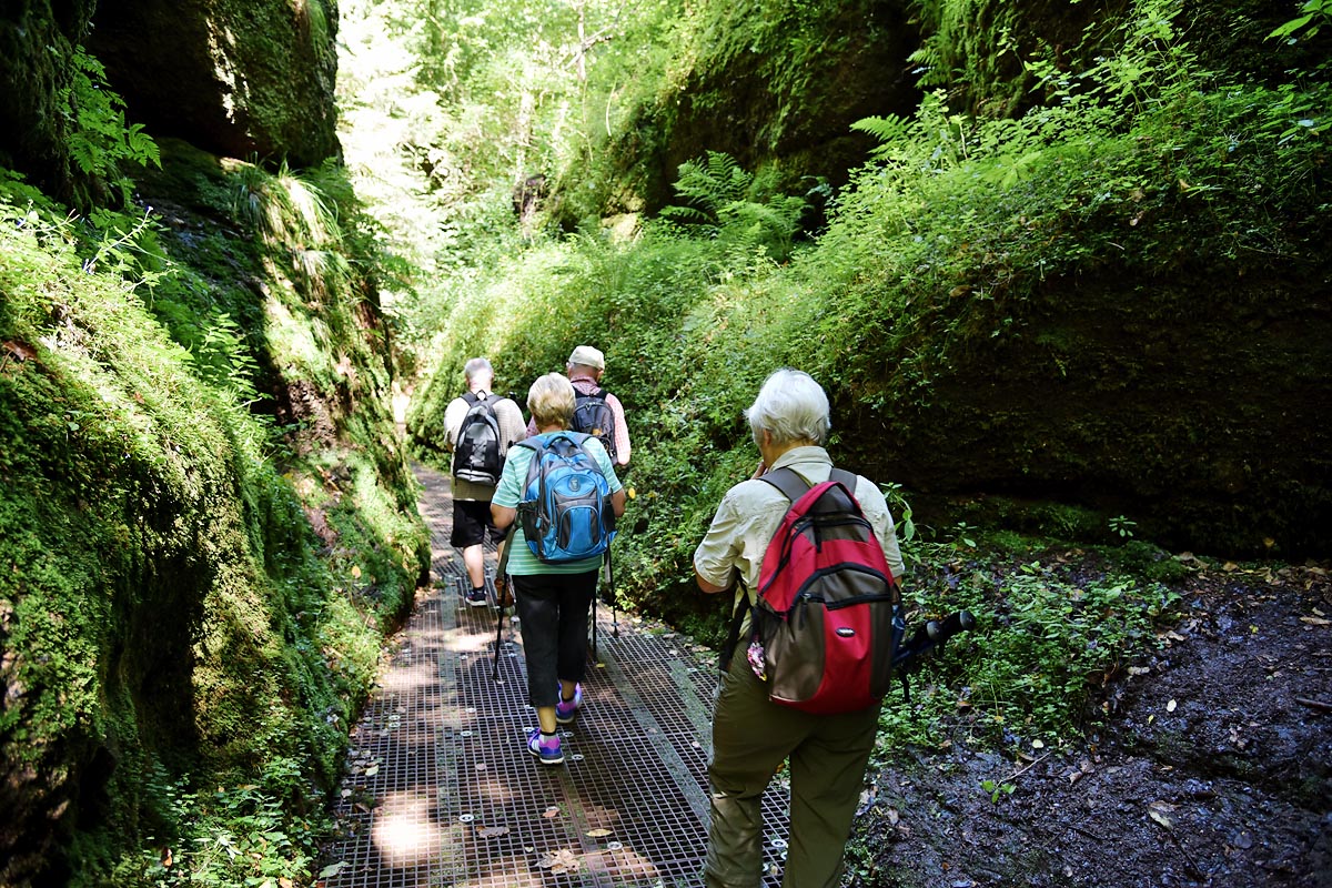 Wandern in der Drachenschlucht