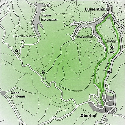 Ohra - Talsperren - Wanderung