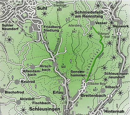 Wandern im Vessertal