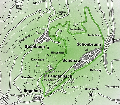 Rundwanderweg Schönbrunn - Naturtheater St.