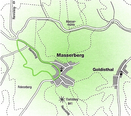 Behindertenfreundlicher Rundwanderweg in Mass