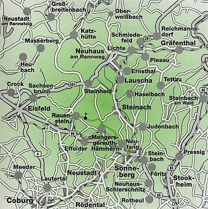Wanderung an der Spielzeugstraße