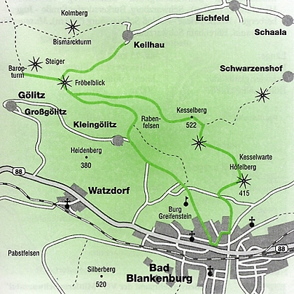 Wandern auf dem Friedrich-Fröbel-Weg