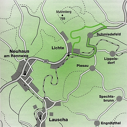 Auf d. Spuren der Porzellan- u. Bergbaugesch.