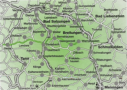 Von Point Alpha an der hessisch-thüringischen